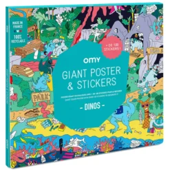 Omy Poster à Sticker - Dinos