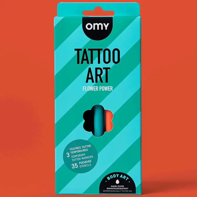 Omy Tattoo Art - Flower Power