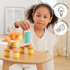 Oppi Toys Jeu de Construction Stix - 60 Pièces