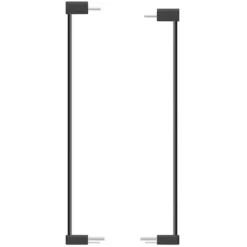 Oskö Lot de 2 Extensions Barrière de Sécurité Pression - Gris