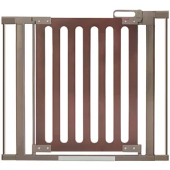 Oskö Lot de 2 Extensions Barrière de Sécurité Pression - Gris