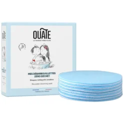 OUATE Lot de 7 Débarbouillettes Zéro Déchet