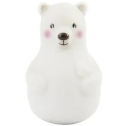Pabobo Veilleuse Ours Lumicolor - Blanc