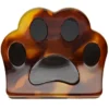 Pasteq Mini Pince Cheveux - Patte de Chat Marron