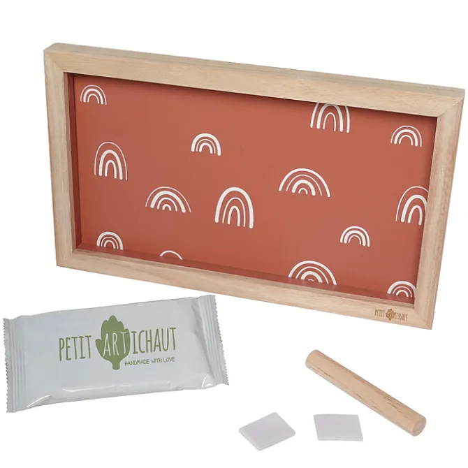 Petit Artichaut Cadre 2 Empreintes - Rainbow Terracotta