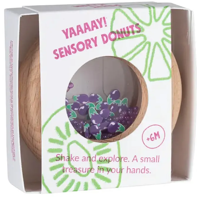 Petit Boum Donut Sensoriel - Aubergines
