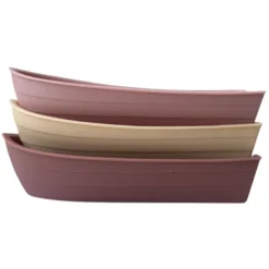 Petit Truc Lot de 3 Bateaux de Bain Petit Canot - Sand