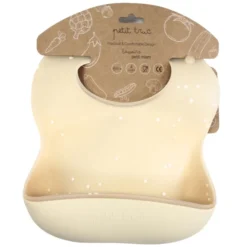 Petit Truc Lot de 2 Bavoirs Silicone Petit Miam - Vanilla