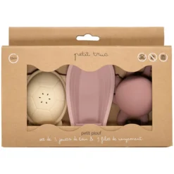 Petit Truc Lot de 3 Jouets de Bain Petit Plouf - Sand