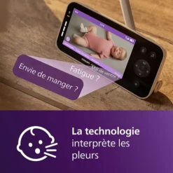 Philips Avent Ecoute-bébé Connecté Intelligent Premium SCD971/26