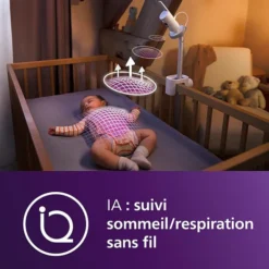 Philips Avent Ecoute-bébé Connecté Intelligent Premium SCD971/26