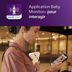 Philips Avent Ecoute-bébé Connecté Intelligent Premium SCD971/26