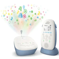 Philips Avent Ecoute-bébé Projecteur d'Etoiles SCD735/26