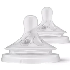 Philips Avent Lot de 2 Tétines Natural Response 1 Trou - Débit Nouveau-né