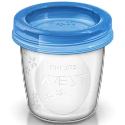 Philips Avent 10 Pots de Conservation pour Lait Maternel SCF618/10