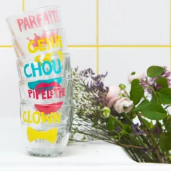 Pied de Poule Verre Môme - Clown