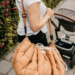 Play&Go Sac à Jouets et Tapis de Jeux Coton Bio - Tawny Brown