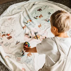 Play&Go Sac à Jouets Noomad - Worldmap Colour