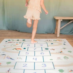 Play&Go Tapis de Jeux Réversible TILOO - Hopscotch