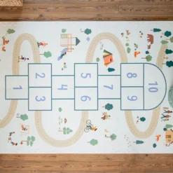 Play&Go Tapis de Jeux Réversible TILOO - Hopscotch