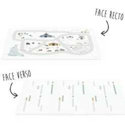 Play&Go Tapis de Jeux Réversible TILOO - Farm