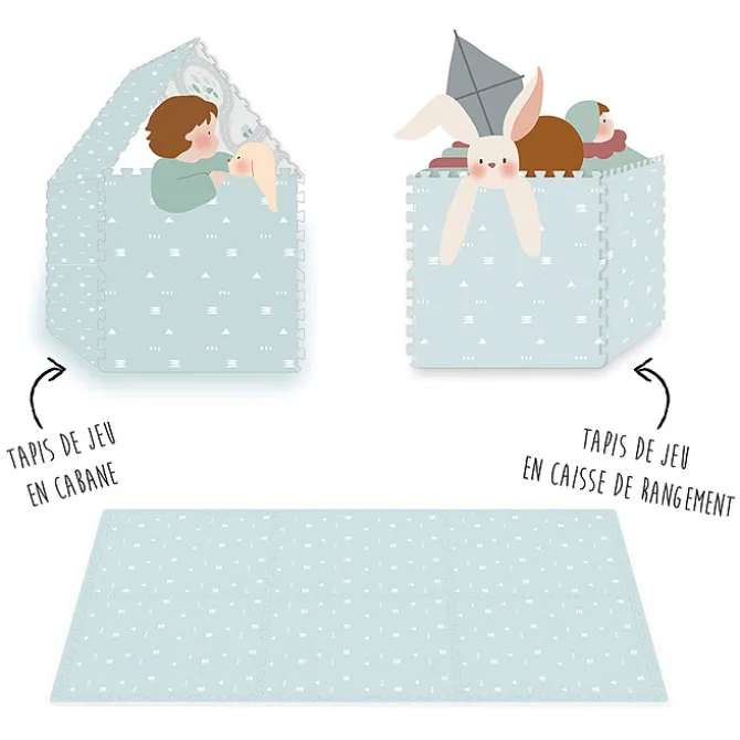 Play&Go Tapis de Jeux Réversible TILOO - Roadmap & Icons