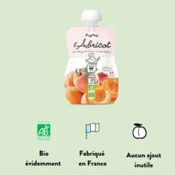 Popote Gourde Repas Bio Abricot - 120 g