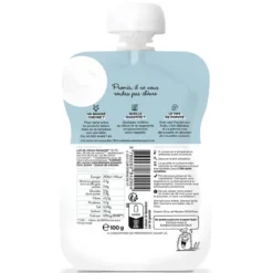 Popote Gourde Repas Bio Brassé Chèvre - 100 g