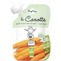 Popote Gourde Repas Bio Carotte - 120 g