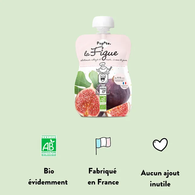 Popote Gourde Repas Bio Figue - 120 g