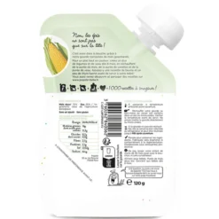 Popote Gourde Repas Bio Maïs - 120 g
