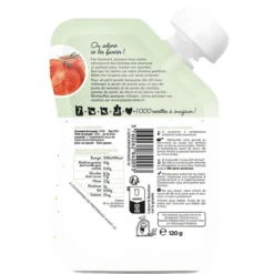Popote Gourde Repas Bio Tomate - 120 g