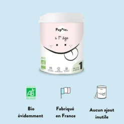 Popote Lait 1er Âge Bio - 800 g