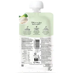Popote Le Petit Plat Poireau Riz et Cabillaud - 180 g