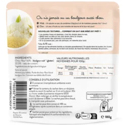 Popote Les Moulinés Chou-fleur et Boulgour - 180 g
