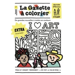 Poppik La Gazette des Bébés à Colorier - I Love Art