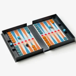 Printworks Jeu de Plateau Art of Backgammon Anthracite - Classic