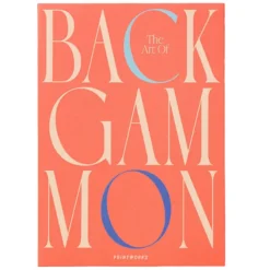 Printworks Jeu de Plateau Art of Backgammon Rouge - Classic