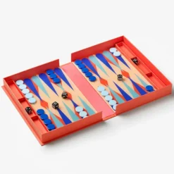 Printworks Jeu de Plateau Art of Backgammon Rouge - Classic