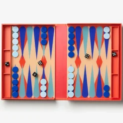 Printworks Jeu de Plateau Art of Backgammon Rouge - Classic