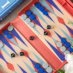 Printworks Jeu de Plateau Art of Backgammon Rouge - Classic