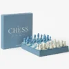 Printworks Jeu de Plateau Echecs - Classic Dusty Blue