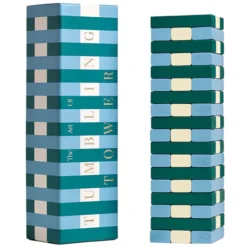 Printworks Jeu Tour Chancelante Vert / Bleu - Play