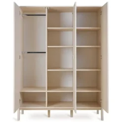 Quax Armoire 3 Portes Ashi XL - Argile