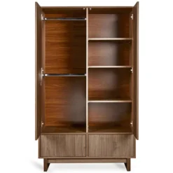 Quax Armoire 2 Portes Kyo - Chataignier