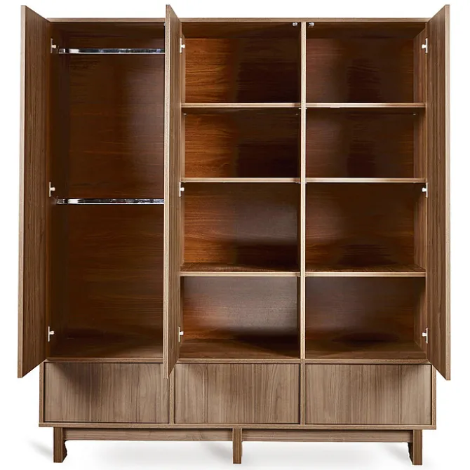 Quax Armoire 3 Portes Kyo XL - Chataignier