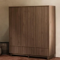 Quax Armoire 3 Portes Kyo XL - Chataignier
