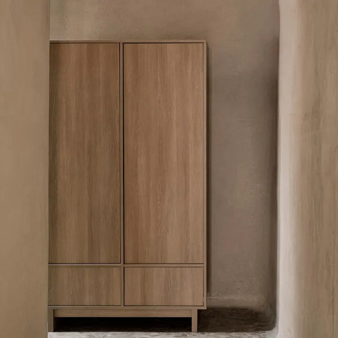 Quax Armoire 3 Portes Kyo XL - Honey Ash