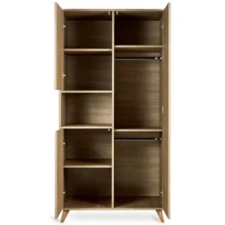 Quax Armoire 3 Portes Loft - Honey Ash