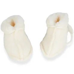 Quax Chaussons Mini Merino Crème - 0/3 Mois